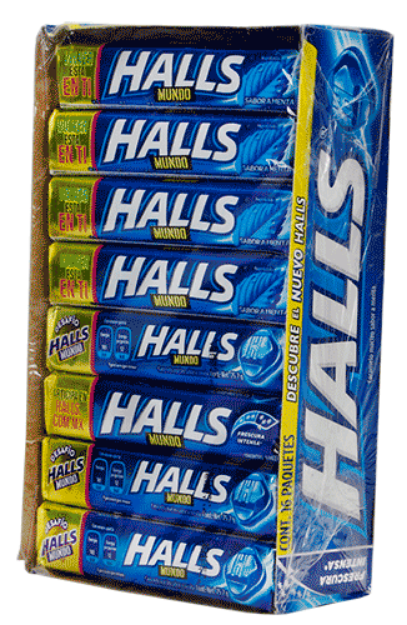 Imagen de Dulce Halls menta 12 de 9 cuadretas (IEPS inc.)