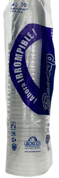 Imagen de Vaso Transparente PET 16oz 20/50 pz APC-16