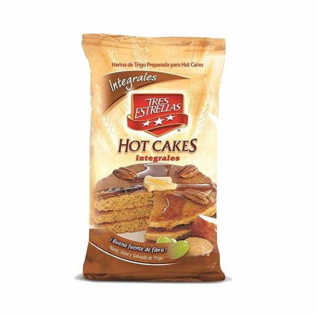 Imagen de Harina Hot Cakes INTEGRAL Tres Estrellas de 800g