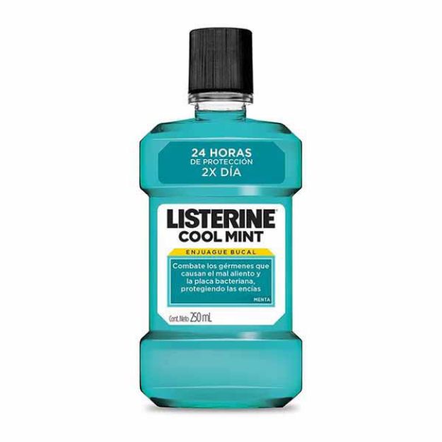Imagen de Enjuague bucal Listerine Cool Mint 12 piezas de 250 mL