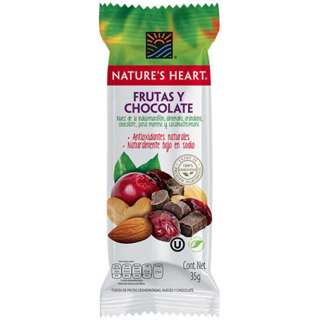Imagen de Frutas y Chocolate Natures Heart 24/35g