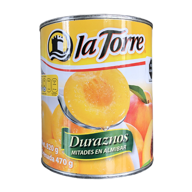 Duraznos mitades en almíbar La Torre