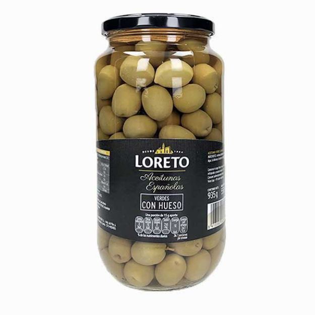 Aceitunasespañolasverdeshuesofrasco